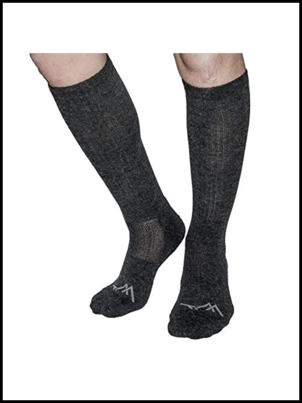 Knee-High Merino Wool Compression Socks for Hiking & Recovery